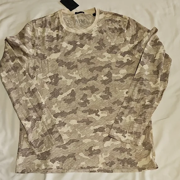 ATM Anthony Thomas Melillo Tan Long Sleeve Tee